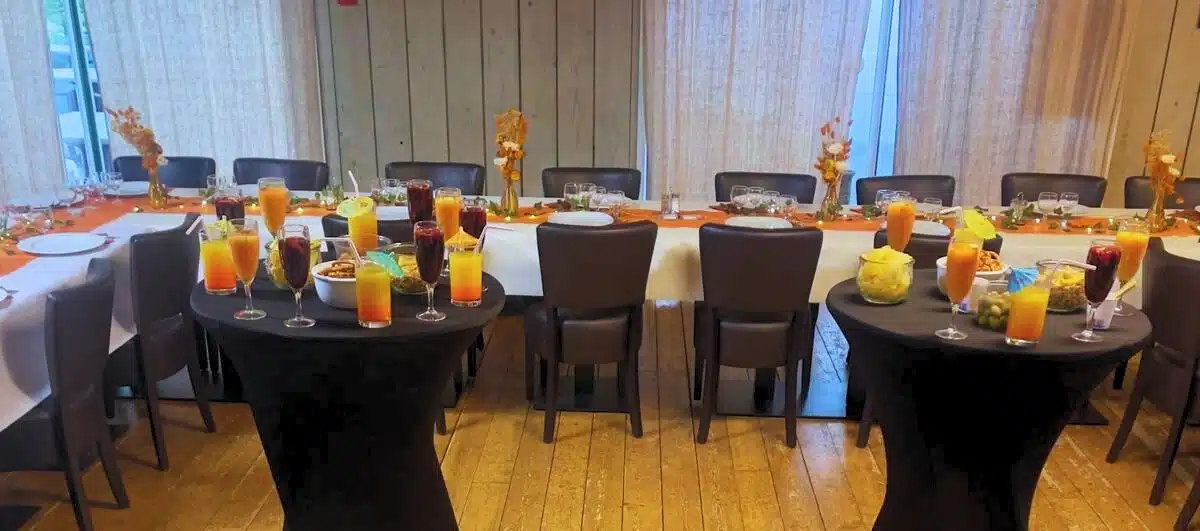 cocktails sur table